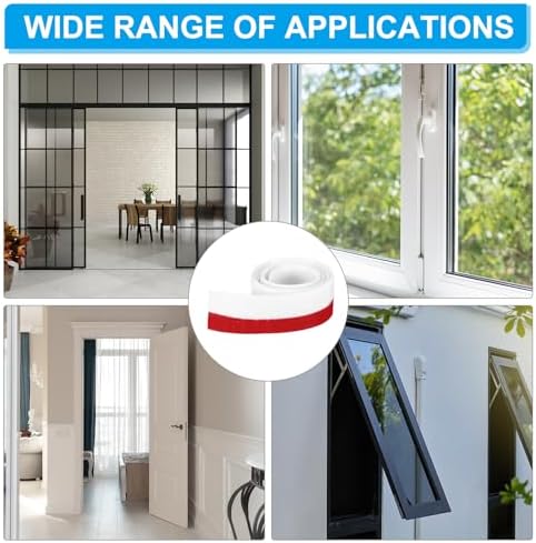 PATIKIL Door Draft Stopper 33FT Silicone Under Door Seal Strip