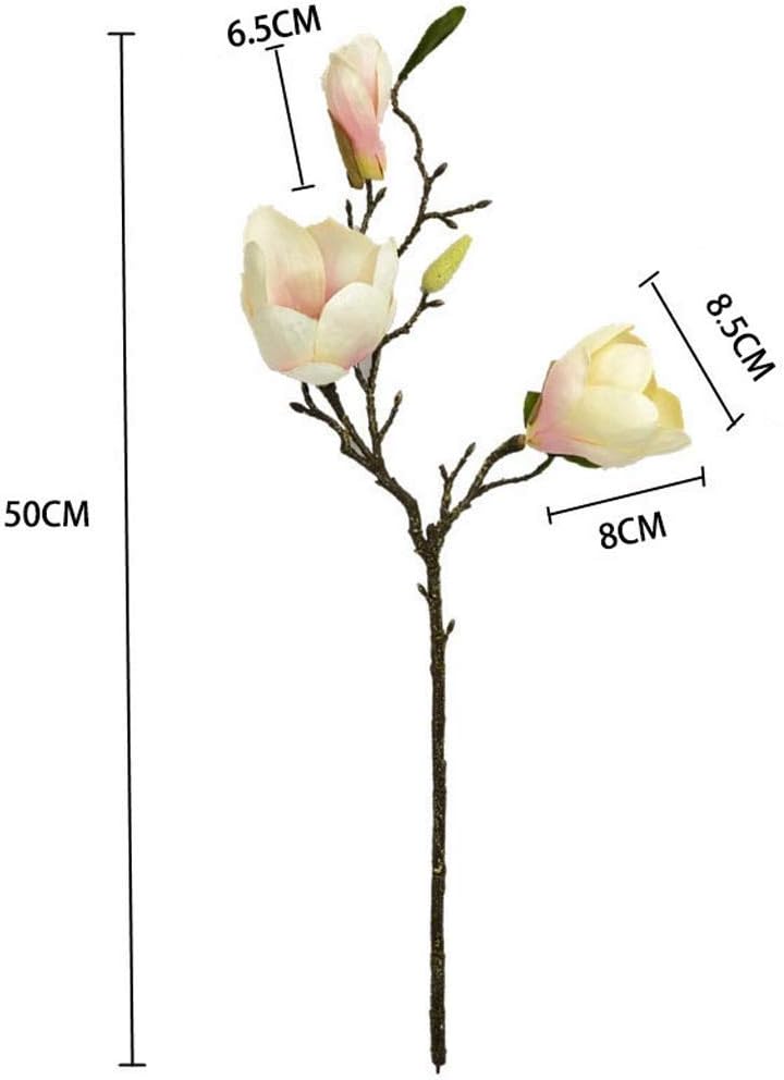 Artificial Flowers 5 Twig Flowers with Stem for Home Decor Wedding Bouquets