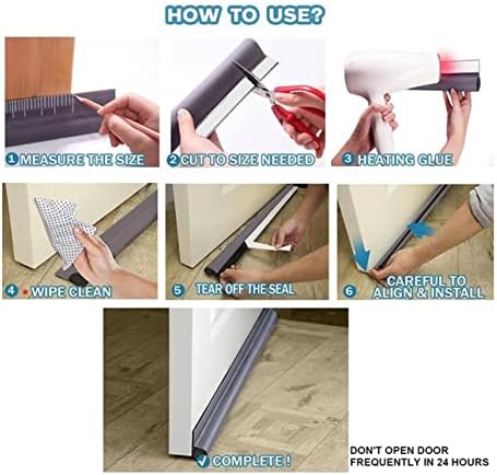 Adjustable Under Door Draft Stopper for All Doors