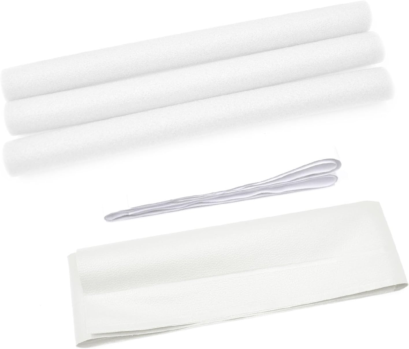 Pilipane Door Draft Stopper One Sided Under Door Blocker Soundproof Foam Tube 362 Inch White