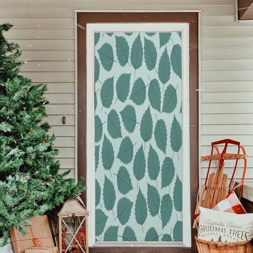 Susiyo Leaf Halloween Door Cover 32x79 in
