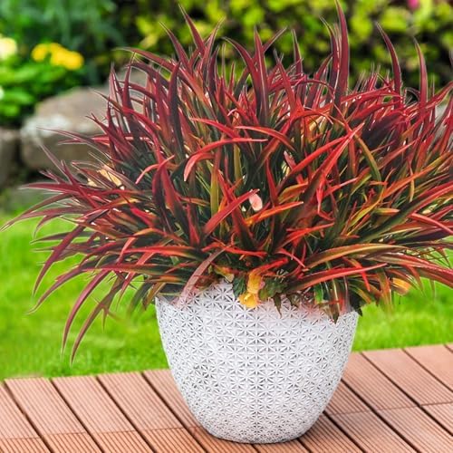 12 Bundles Artificial Fall Plants for Outdoor Decor