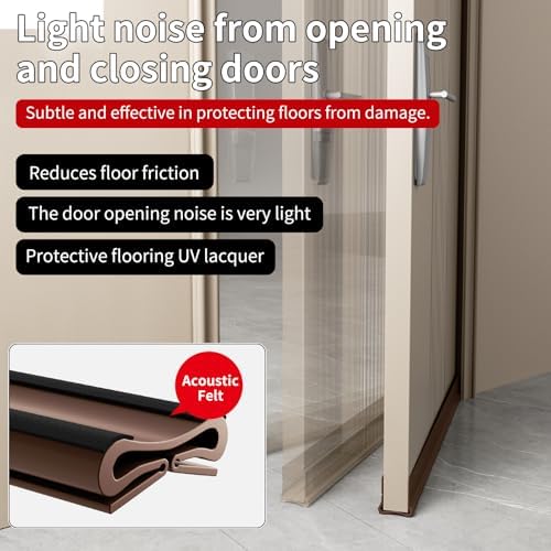 VI IN POPO 366 Inch Door Draft Stopper Free Cutting Length Brown