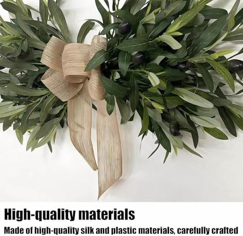 24 Inch Artificial Olive Floral Swag Wall Decor 2Pcs