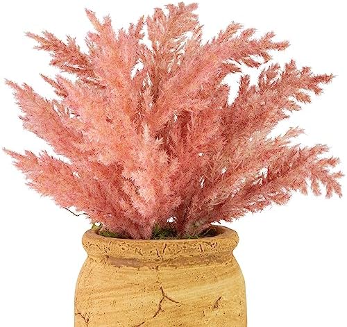 Northlight Artificial Astilbe Plant in Ceramic Pot - 12 Inch Pink