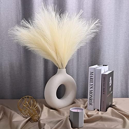 U-LIAN 12PCS Faux Pampas Grass 24 Inch Home Decor