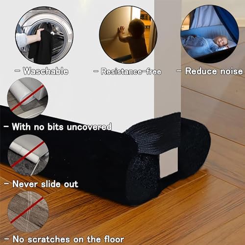 BKSAI Door Draft Stopper for Bottom of Door