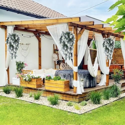 RECUTMS 2-Pack Artificial Pine Needle Branches for Christmas Decor