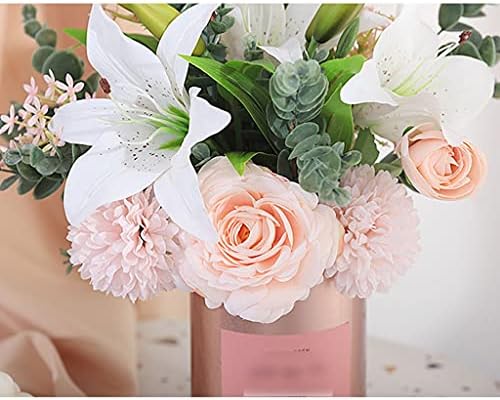 Artificial Flowers with Vase for Home Office Wedding Decor