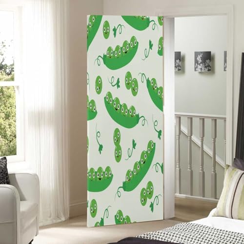 Susiyo Kawaii Peas Green Halloween Door Cover