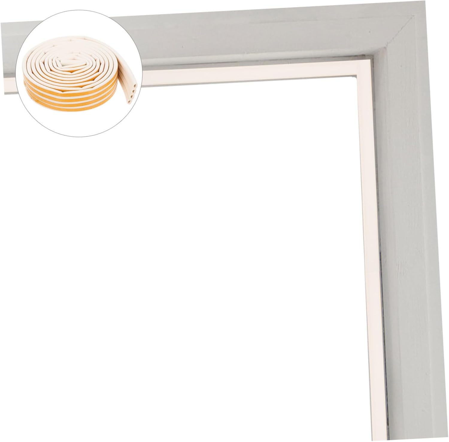 Under Door Weather Stripping Seal Strip Self-Adhesive Draft Stopper for Doors and Windows