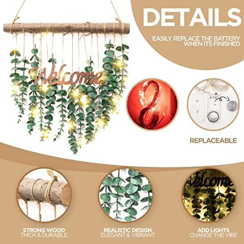 Artificial Eucalyptus Vine Wall Hanging Decor