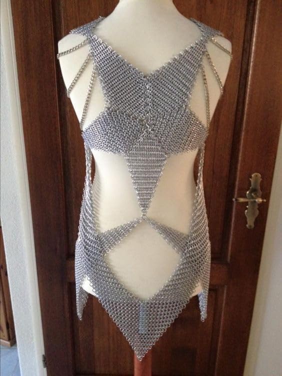 Chainmail Costume Top for Women MFC 7 Adult