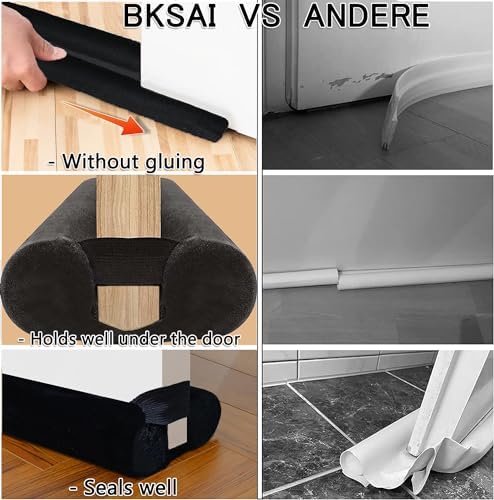 BKSAI Door Draft Stopper for Bottom of Door