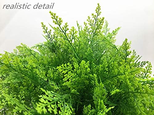 CATTREE Artificial Ferns Shrubs Bushes 4 Pack