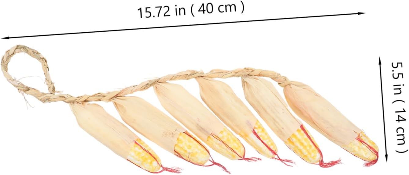 Unomor 2Pcs Realistic Artificial Corn Hanging Decor