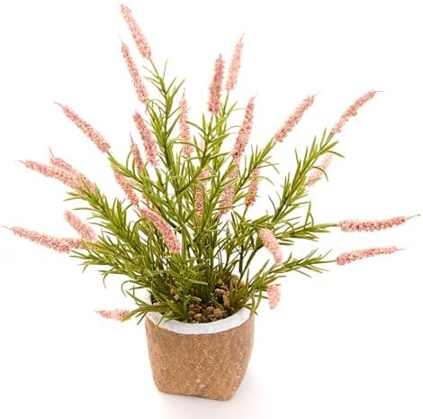 Artificial Sage Plants 142 Inches Tall for Office Desk Shelf