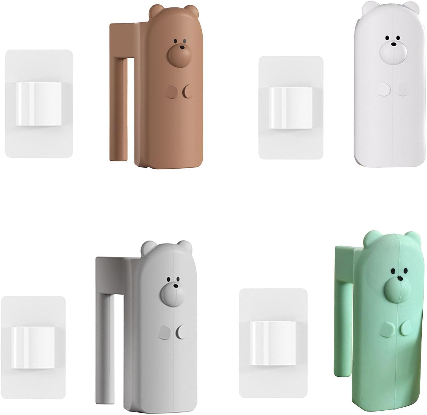 BLULILY Silicone Concealed Door Draft Stopper