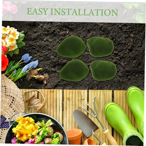 VICASKY 6pcs Faux Moss Balls for Decorative Hanging