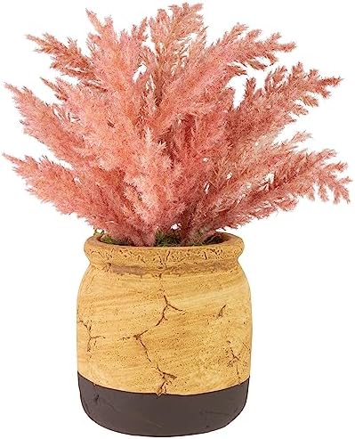 Northlight Artificial Astilbe Plant in Ceramic Pot - 12 Inch Pink