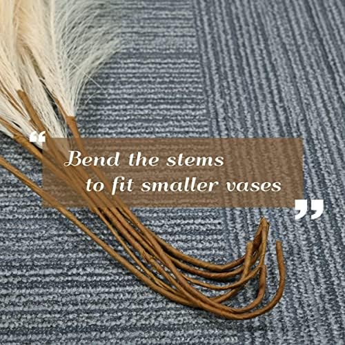 U-LIAN 12PCS Faux Pampas Grass 24 Inch Home Decor