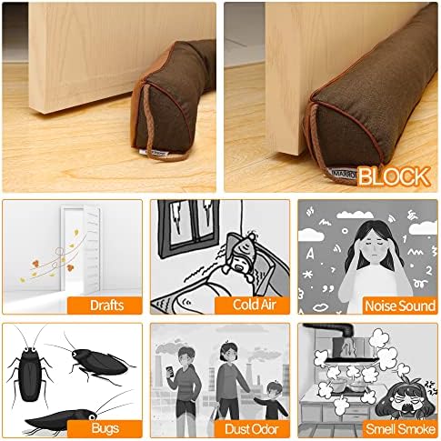 TORRAMI 36 Inch Door Draft Stopper Heavy Duty Insulation