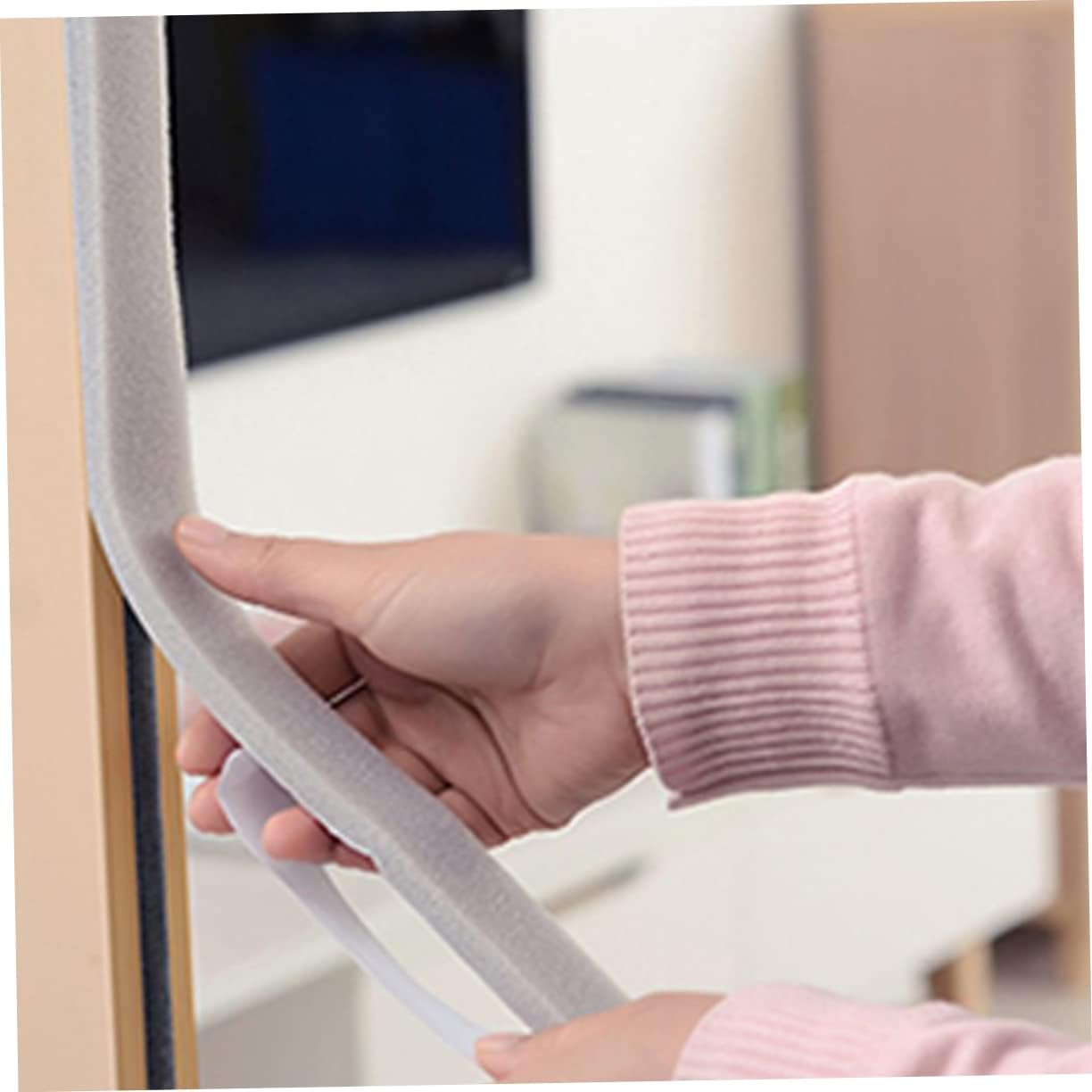 ABOOFAN Door Weather Stripping Long Draft Stopper Under Door Sweep Noiseproof Heat Insulation Strong Adhesive