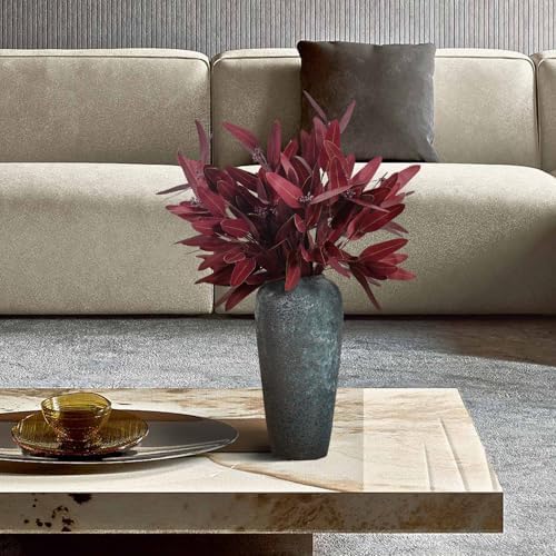 Ziwon Artificial Eucalyptus Stems 32 Inches 4 Pack Fall Decor