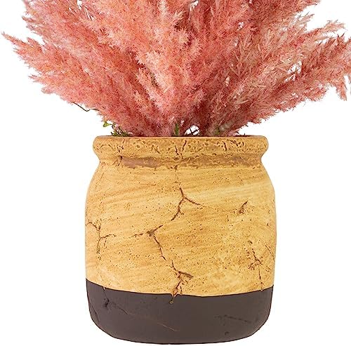 Northlight Artificial Astilbe Plant in Ceramic Pot - 12 Inch Pink