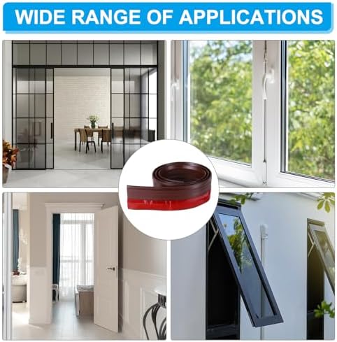 PATIKIL Door Draft Stopper 33FT Silicone Under Door Seal