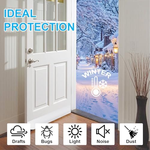 EGUARTE 36 Inch White Door Draft Stopper