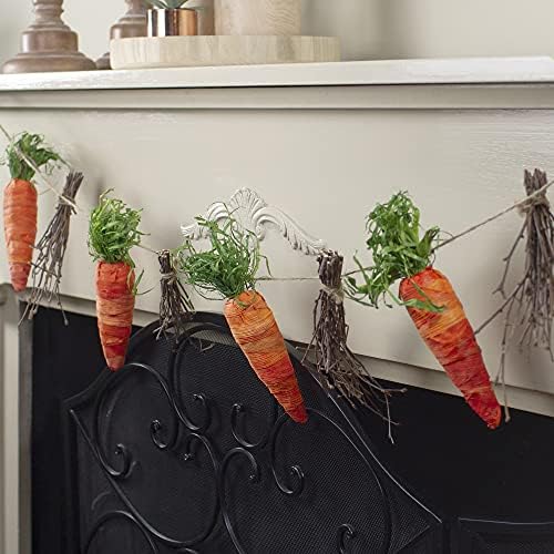 Northlight Springtime Easter Garland with Carrots and Twigs 325 Feet