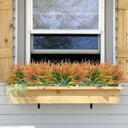 Artificial Grass Set 24 Pcs UV Resistant Outdoor Decor