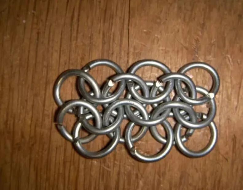 Generic Aluminium Butted Chainmail Coif Hood for Men