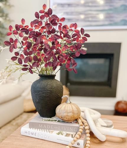 3PCS Artificial Greenery Stems Fall Faux Branches for Vase Wedding Decor