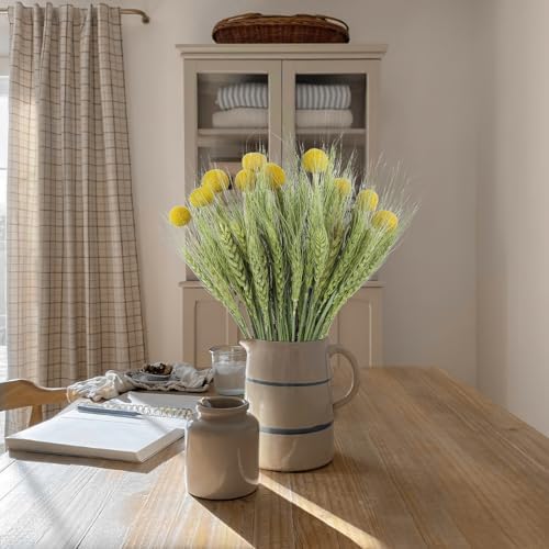 CISDUEO 60 Pcs Natural Dried Wheat Stalks Bundle