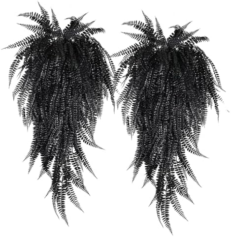 RECUTMS Faux Hanging Plants 4 Pcs UV Resistant