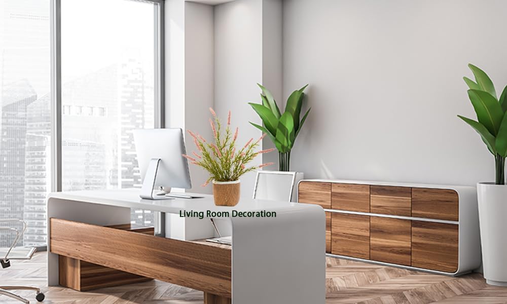 Artificial Sage Plants 142 Inches Tall for Office Desk Shelf