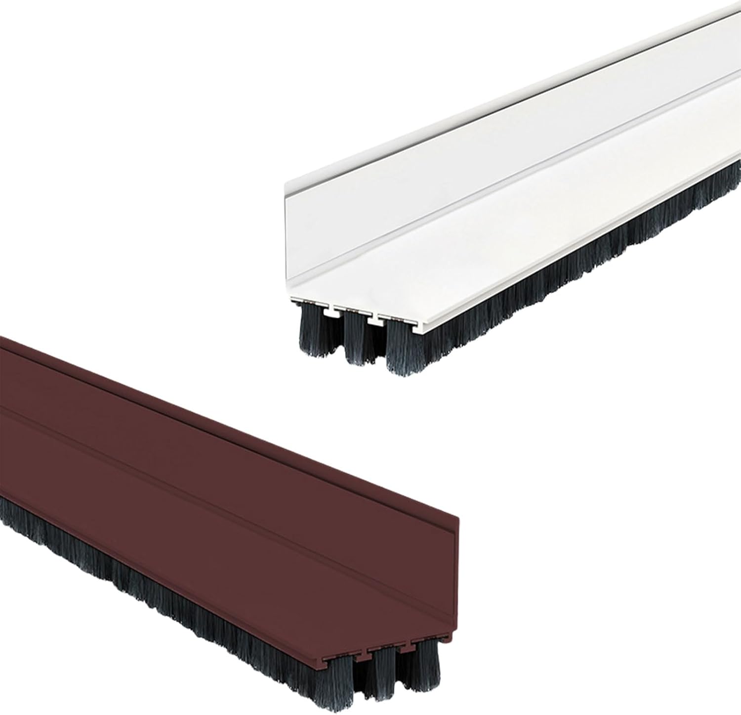 L-Shaped Door Weather Stripping Brush Draft Blocker Seal Strip