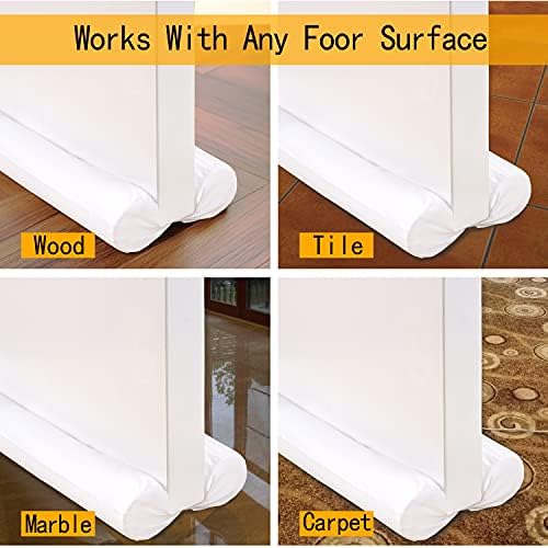 Adjustable Door Draft Stopper 29-35 Inches Noise Reduction