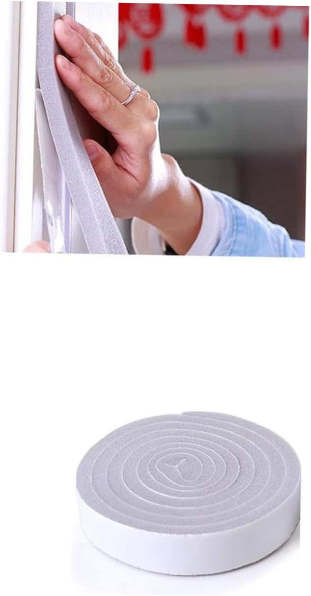 Door Draft Stopper Sponge Seal Strip Heat Cold Resistant Adhesive