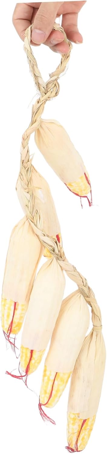 Unomor 2Pcs Realistic Artificial Corn Hanging Decor