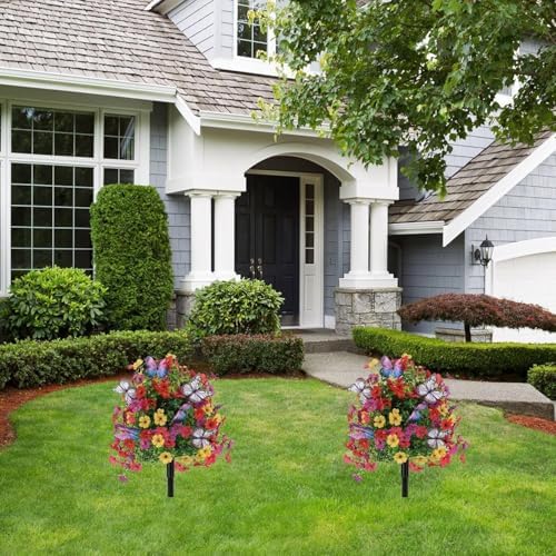Artificial Boxwood Topiary with Ground Spike
