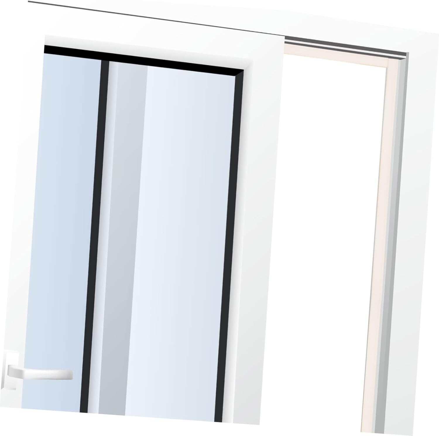 Under Door Draft Stopper Strip Self-Adhesive Weather Sealing for Soundproofing and Windproofing