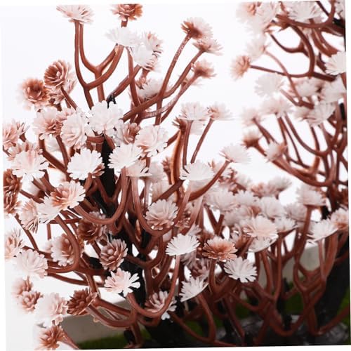 Cabilock Artificial Bonsai for Home Lifelike Potted Plant Desk Decor Office Greenery No Watering Needed