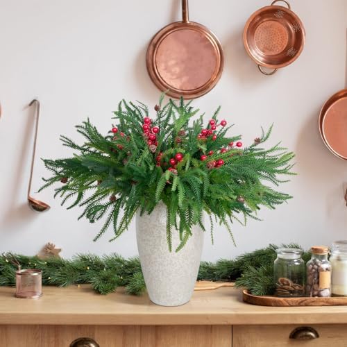 Norfolk Pine Branches 12pcs Artificial Christmas Garland