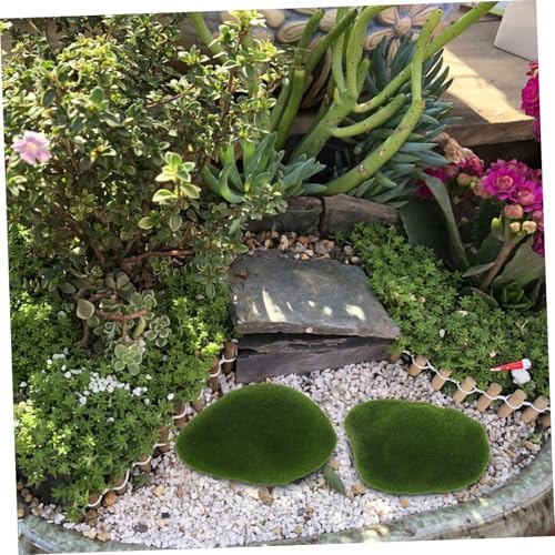 6pcs Artificial Moss Balls for Indoor Outdoor Decor