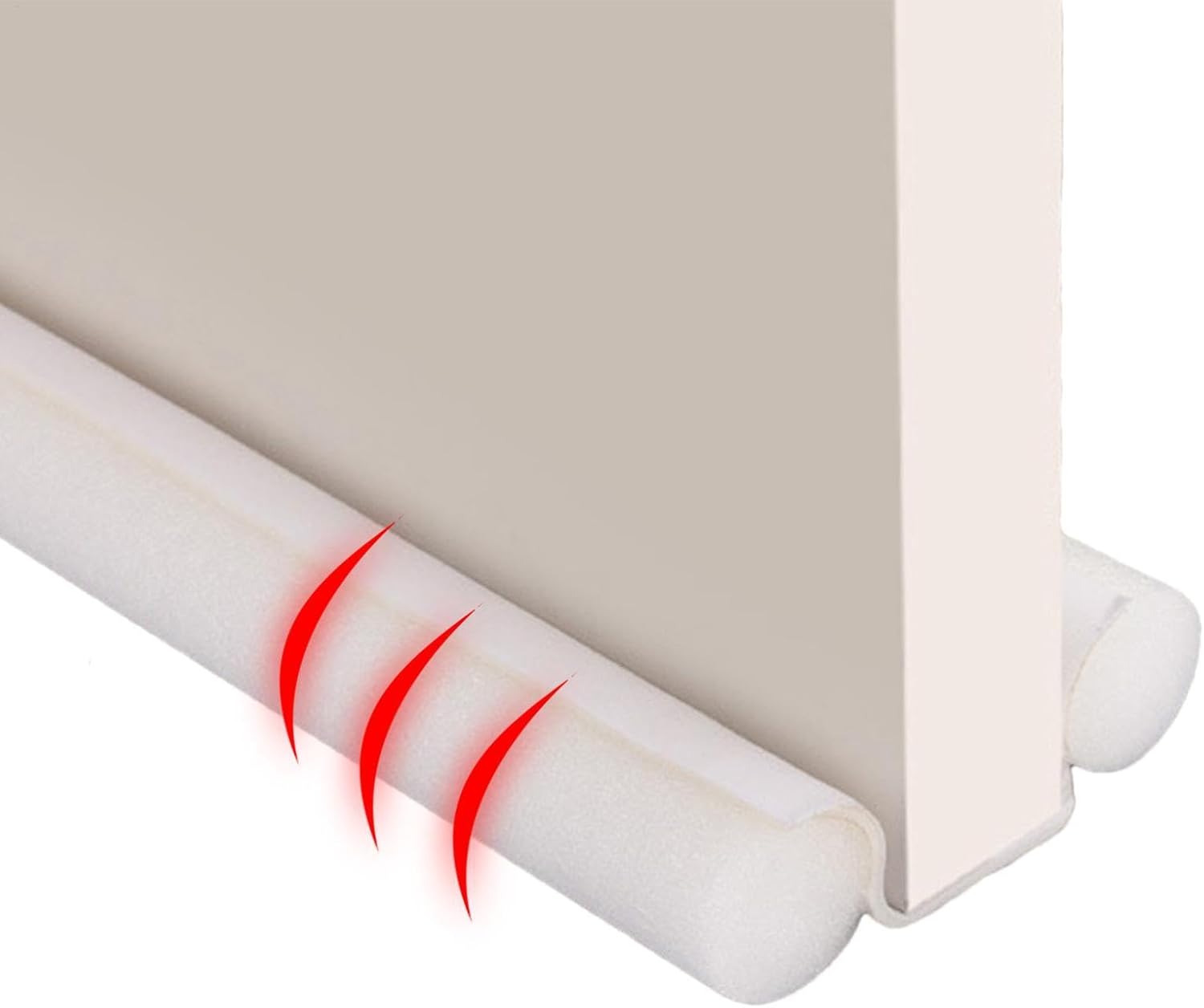 Under Door Draft Stopper - Adjustable Door Seal for All Doors