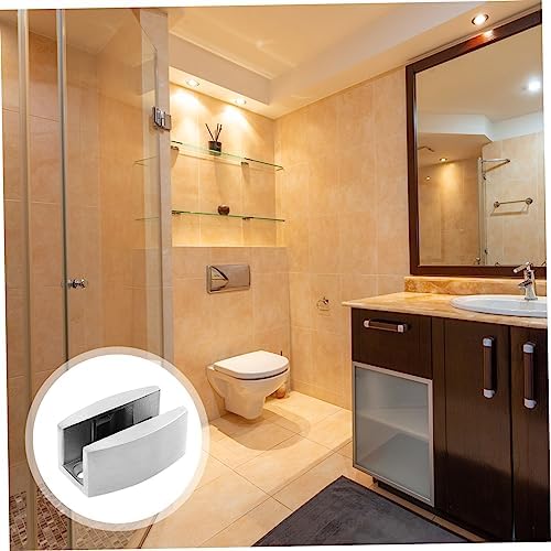 Stainless Steel Glass Door Draft Stopper Locator