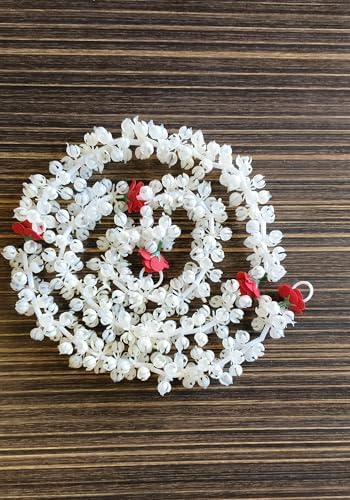 Artificial Jasmine Flowers Garland for Hair Bun and Idol Decor